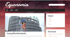 Desktop Screenshot of equonomia.it